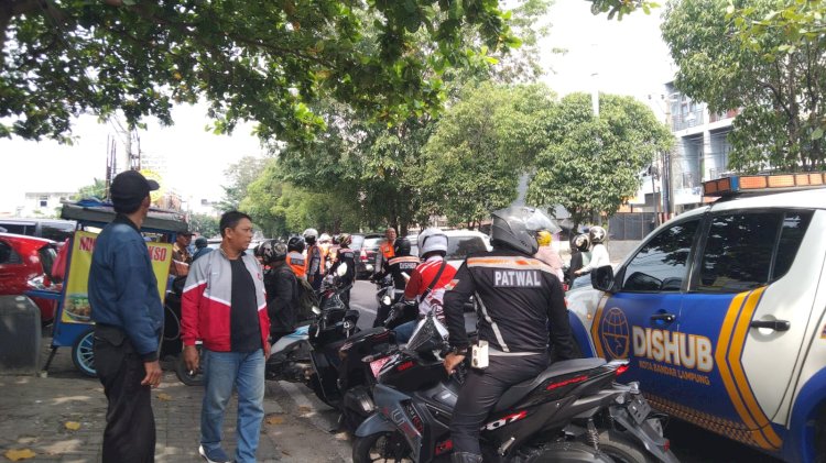 Dishub Bandar Lampung Tertibkan Parkir Liar Jelang Ramadan 2026, Kawasan Chandra hingga Pasar Tugu Jadi Fokus
