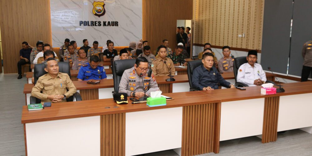 Polres Kaur Gelar Rapat Lintas Sektor, 3 Pos Disiapkan untuk Pengamanan Idulfitri 2026