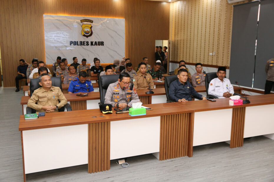 Polres Kaur Gelar Rapat Lintas Sektor, 3 Pos Disiapkan untuk Pengamanan Idulfitri 2026