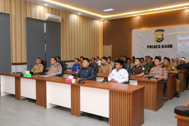 Polres Kaur Gelar Rapat Lintas Sektor, 3 Pos Disiapkan untuk Pengamanan Idulfitri 2026