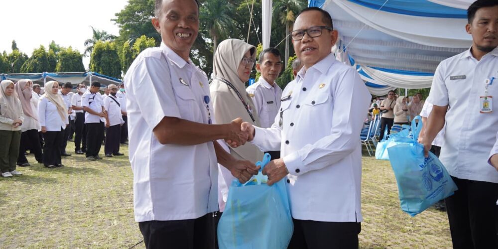 Korpri Lampung Gelar Ramadan Berbagi, 1.101 ASN Terima Bantuan Sembako dan Beras