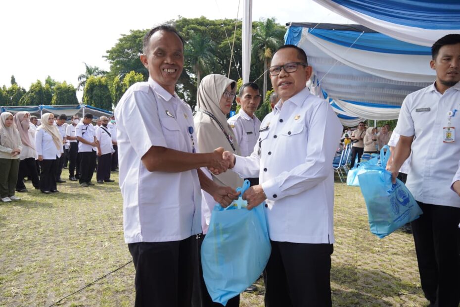 Korpri Lampung Gelar Ramadan Berbagi, 1.101 ASN Terima Bantuan Sembako dan Beras