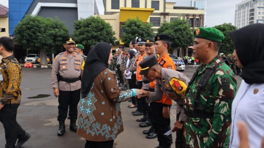Wali Kota Eva Dwiana Hadiri Apel Operasi Ketupat Krakatau 2026, Pastikan Kesiapan Pengamanan Lebaran