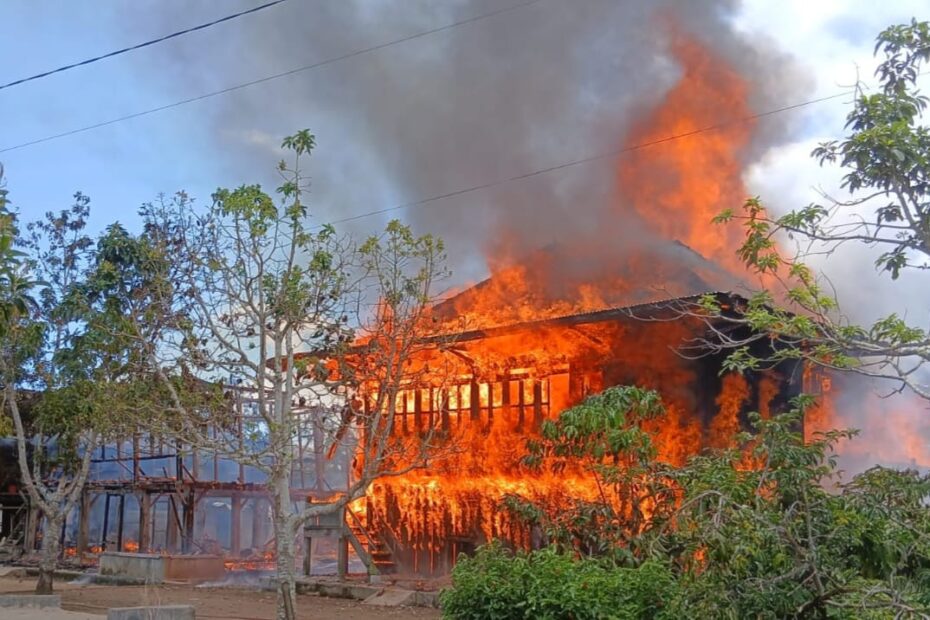 Kebakaran Saat Idulfitri di Lampung Barat, Parosil Mabsus Sampaikan Duka Mendalam