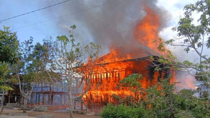 Kebakaran Saat Idulfitri di Lampung Barat, Parosil Mabsus Sampaikan Duka Mendalam