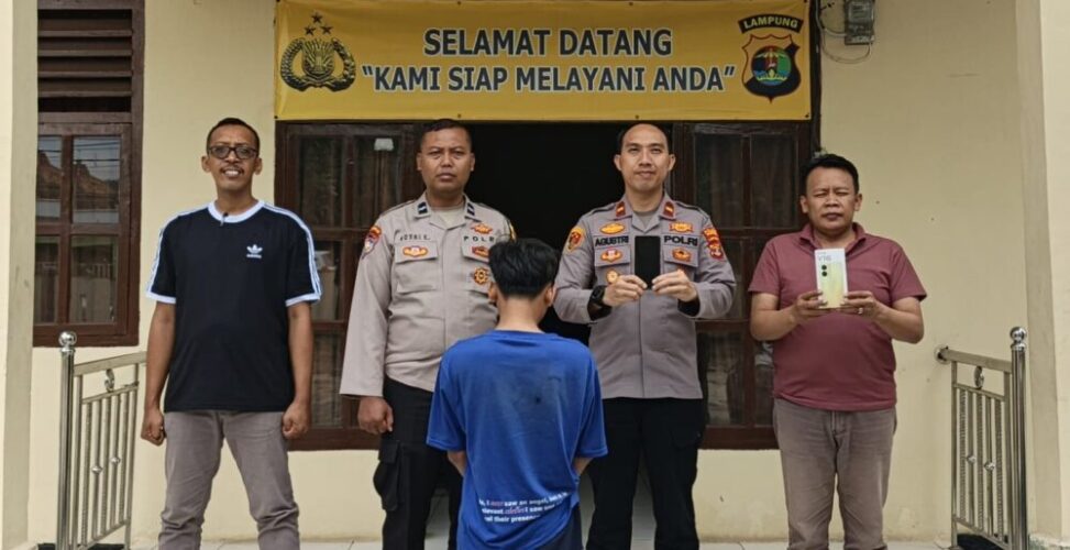 Polsek Pugung Ungkap Kasus Penadahan HP Curian, Pemuda 19 Tahun Diamankan