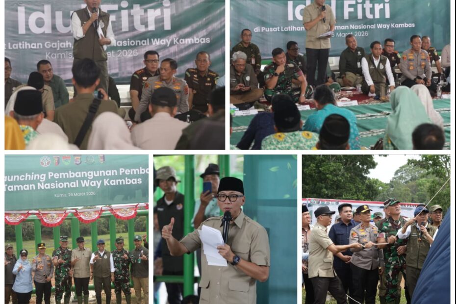 Pemerintah Bangun Pembatas 138 Km di Taman Nasional Way Kambas, Solusi Permanen Konflik Gajah-Manusia