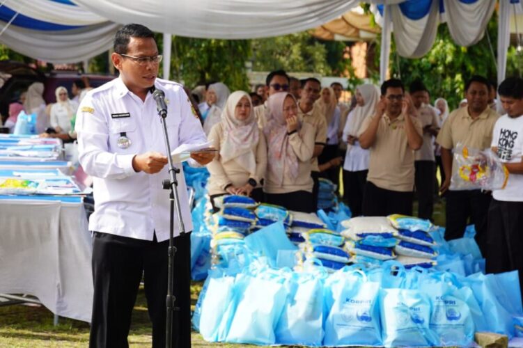 Korpri Lampung Gelar Ramadan Berbagi, 1.101 ASN Terima Bantuan Sembako dan Beras