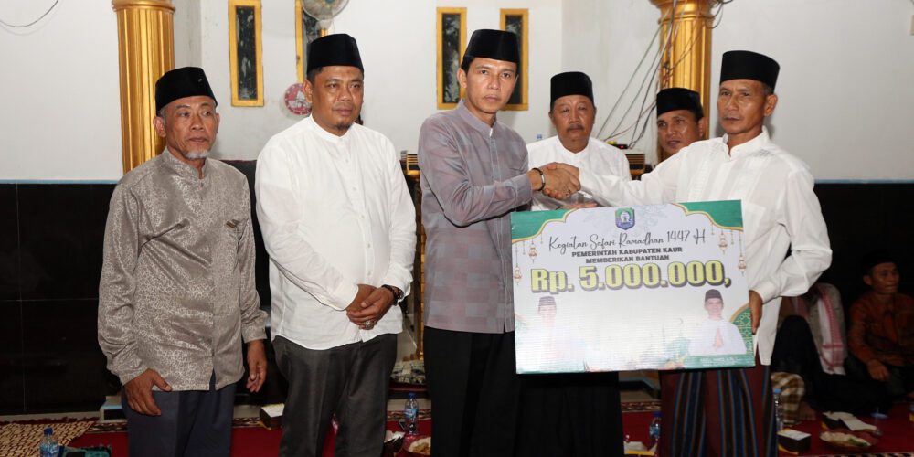 Safari Ramadan 1447 H, Bupati Gusril Pausi Kunjungi Masjid Sholihin Kecamatan Kinal