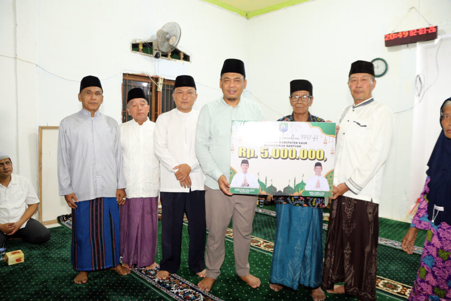 Safari Ramadan 1447 H di Talang Jawi I, Sekda Kaur Paparkan Capaian 1 Tahun Gusril–Hamid