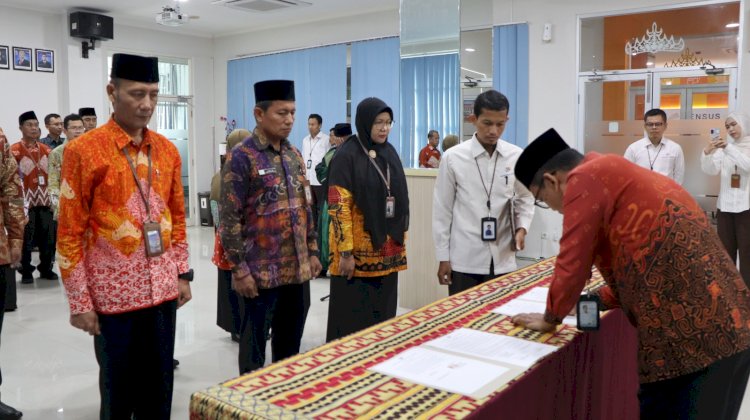 Erika Santi Resmi Dilantik Jadi Kepala BPS Way Kanan, Siap Kawal Sensus Ekonomi 2026