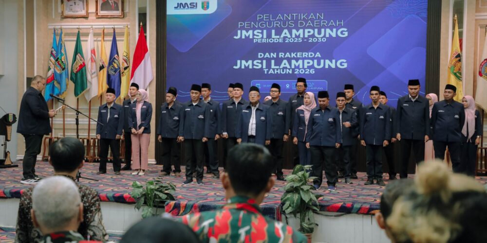 JMSI Lampung Resmi Dilantik, Tegaskan Transformasi Digital dan Bangun Ekosistem Media Inovatif