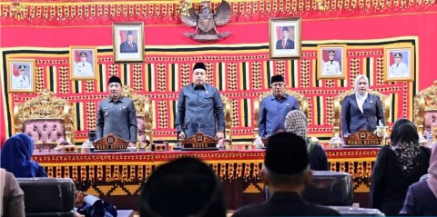 DPRD Lampung Selatan Sampaikan Rekomendasi LKPJ Bupati 2025 dalam Rapat Paripurna