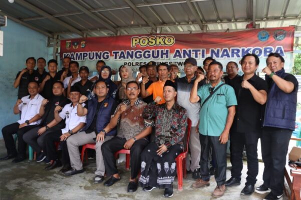 Polres Pringsewu Gencarkan Edukasi Narkoba, Kampung Tangguh Gadingrejo Timur Jadi Percontohan