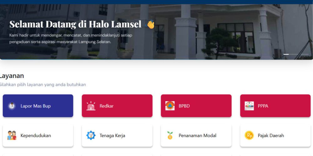 Cukup Kirim “Hallo”, Warga Bisa Adukan Keluhan Lewat Layanan Digital Hallo Lamsel