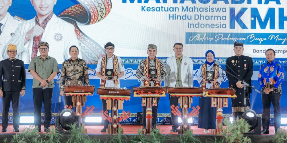 Gubernur Mirza Hadiri Mahasabha KMHDI XIV di Unila, Dorong Mahasiswa Jadi Motor Pembangunan Lampung