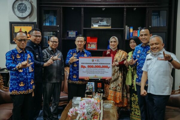 Lampung Salurkan Rp1,8 Miliar Bantuan Kemanusiaan, Perkuat Peran sebagai Simpul Solidaritas Sumatera