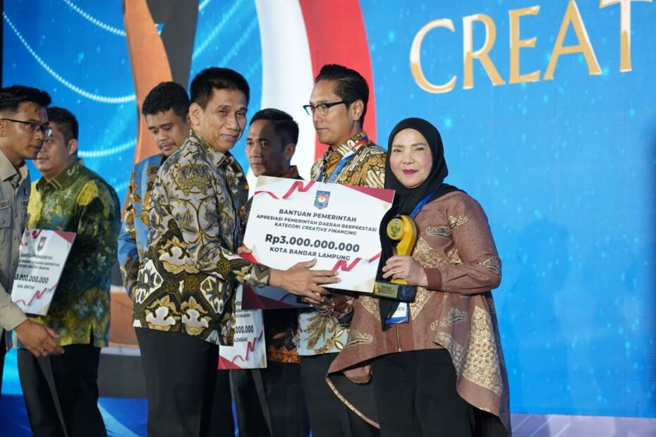 Bandar Lampung Raih Juara 1 Creative Financing dari Kemendagri