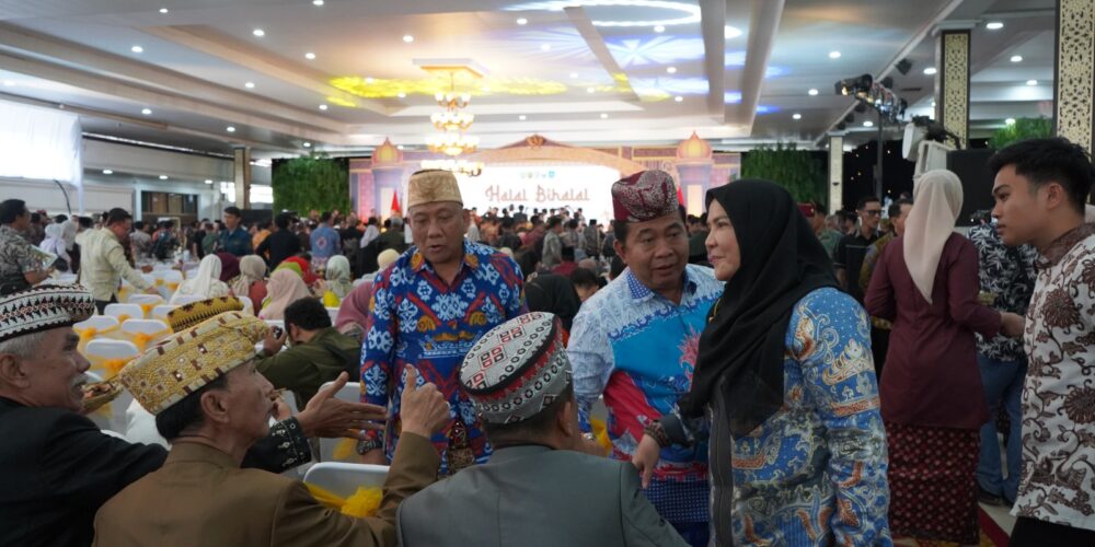 Wali Kota Bandar Lampung Eva Dwiana Hadiri Halalbihalal Perantau Sumbagsel di Palembang