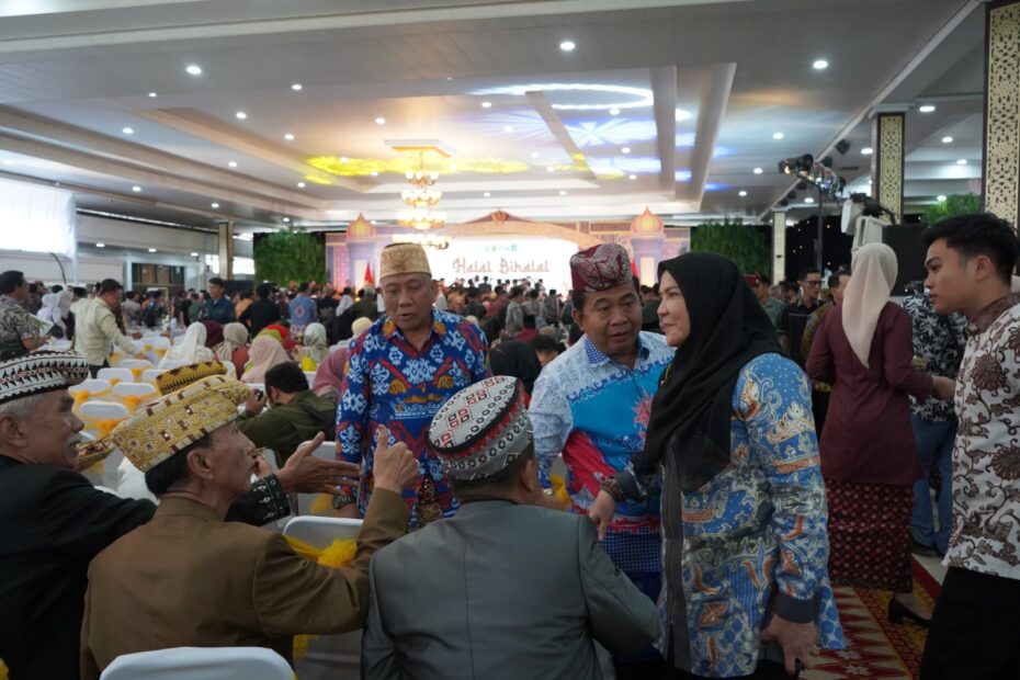 Wali Kota Bandar Lampung Eva Dwiana Hadiri Halalbihalal Perantau Sumbagsel di Palembang