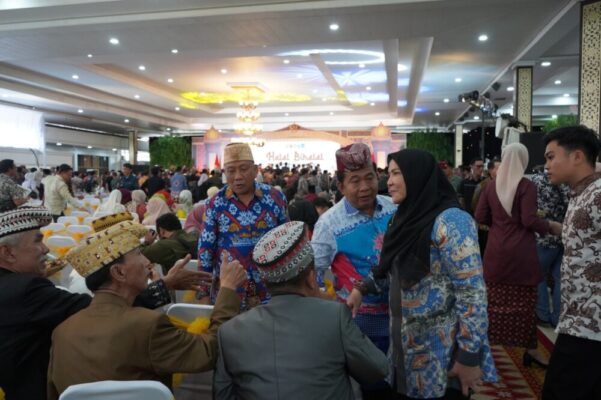 Wali Kota Bandar Lampung Eva Dwiana Hadiri Halalbihalal Perantau Sumbagsel di Palembang