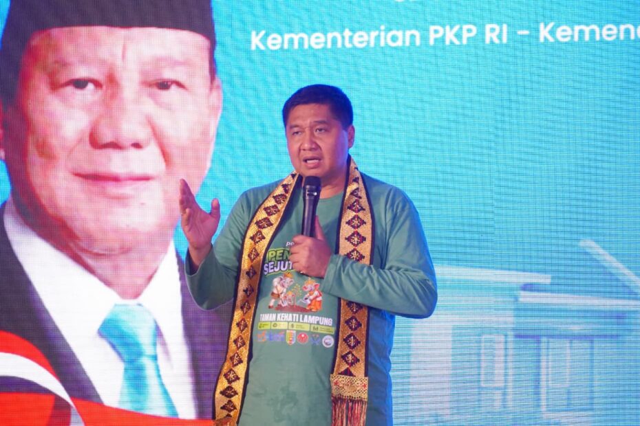 Lampung Dapat Tambahan 11 Ribu Bedah Rumah, Menteri PKP Apresiasi Pertumbuhan Ekonomi Tertinggi dalam 10 Tahun