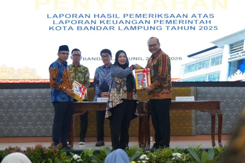 Pemkot Bandar Lampung Kembali Raih WTP dari BPK, Eva Dwiana: Bukti Kerja Keras dan Transparansi Keuangan
