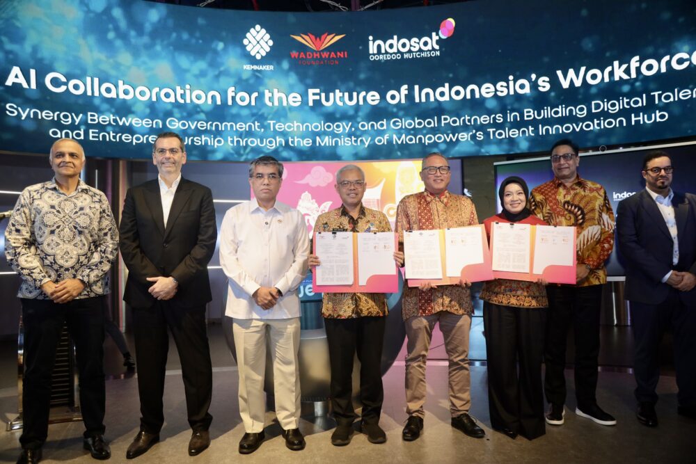 Kemnaker Gandeng Wadhwani Foundation dan Indosat, Perkuat Ekosistem Ketenagakerjaan Berbasis Digital