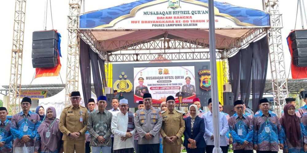 Ketua DPRD Lampung Selatan Hadiri Musabaqoh Hafidz Qur’an Hari Bhayangkara ke-80