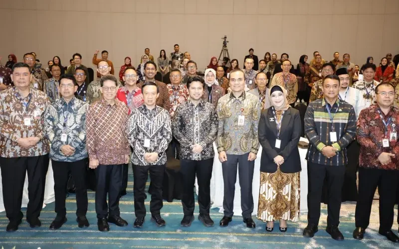 Sekdaprov Lampung Hadiri Raker KUB Bank Jatim 2026, Perkuat Sinergi Perbankan Daerah
