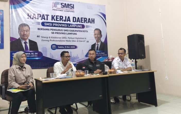 BPJS Ketenagakerjaan Sosialisasikan Perlindungan Jaminan Sosial untuk Pekerja Media di Rakerda SMSI Lampung
