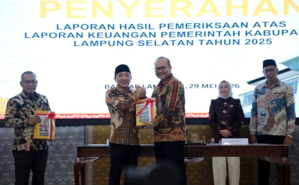 10 Tahun Berturut-turut Raih WTP, Lampung Selatan Perkuat Reputasi Tata Kelola Keuangan Terbaik
