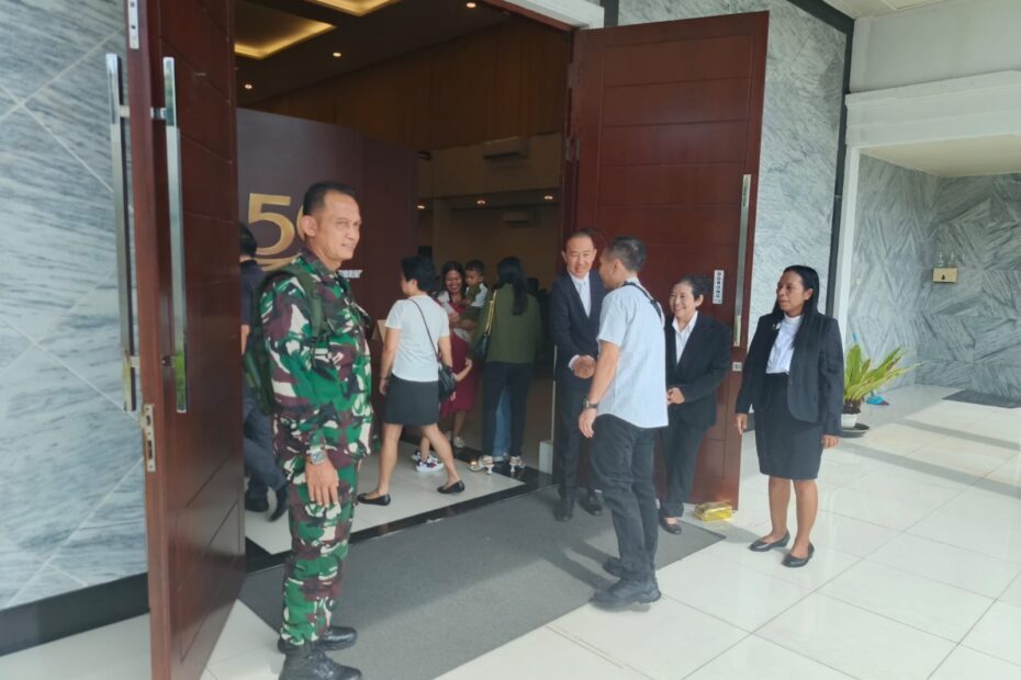 Babinsa Koramil 410-04/TKT Perketat Pengamanan Ibadah Kenaikan Isa Almasih di Bandar Lampung, 220 Jemaat Beribadah Khidmat dan Aman