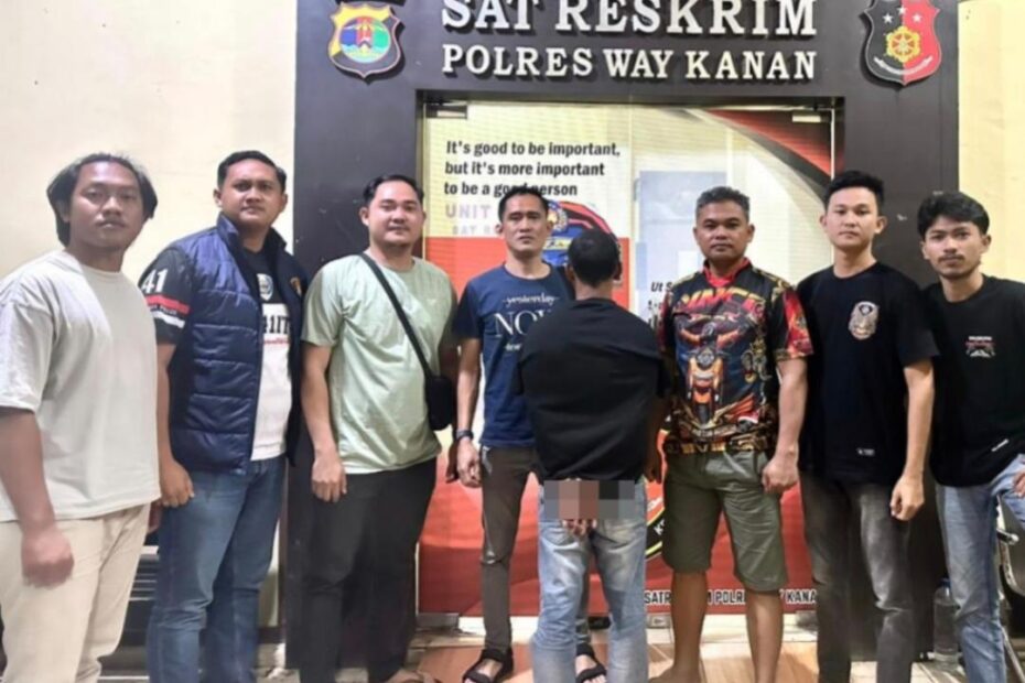 Polres Way Kanan Tangkap DPO Kasus Dugaan Kekerasan terhadap Anak di Negara Batin