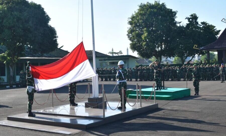 Danrem 043/Gatam Pimpin Upacara 17-an, Tegaskan Kesiapsiagaan Hadapi Ancaman Kemarau Ekstrem 2026