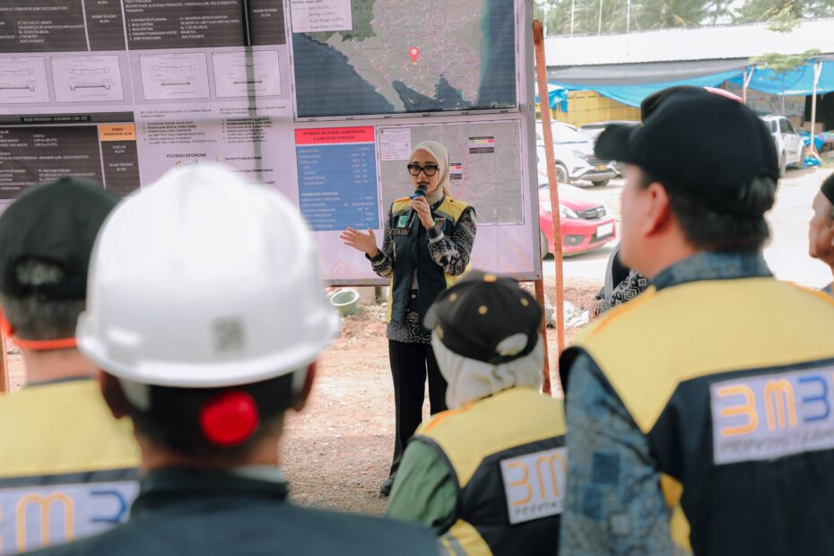 Wagub Jihan Groundbreaking 3 Ruas Jalan di Pringsewu, Pemprov Lampung Gelontorkan Rp35,2 Miliar