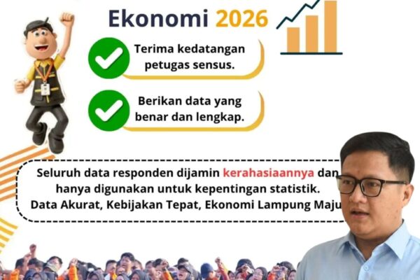 Ketua DPRD Lampung Dukung Penuh Sensus Ekonomi 2026, Dorong Data Akurat untuk Pembangunan Tepat Sasaran