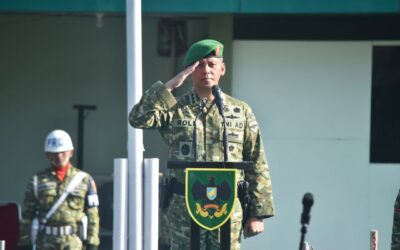 Kasrem 043/Gatam Pimpin Upacara Bulanan, Tegaskan Empat Pesan Kasad untuk Prajurit TNI AD