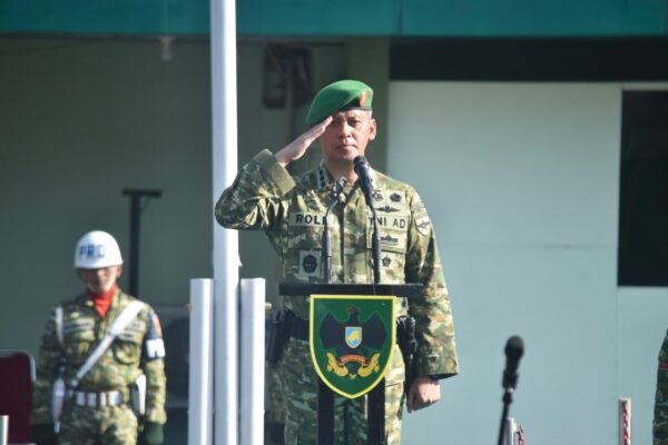 Kasrem 043/Gatam Pimpin Upacara Bulanan, Tegaskan Empat Pesan Kasad untuk Prajurit TNI AD