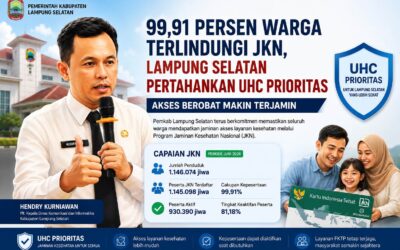 Akses Berobat Kian Terjamin, Kepesertaan JKN Lampung Selatan Tembus 99,91 Persen