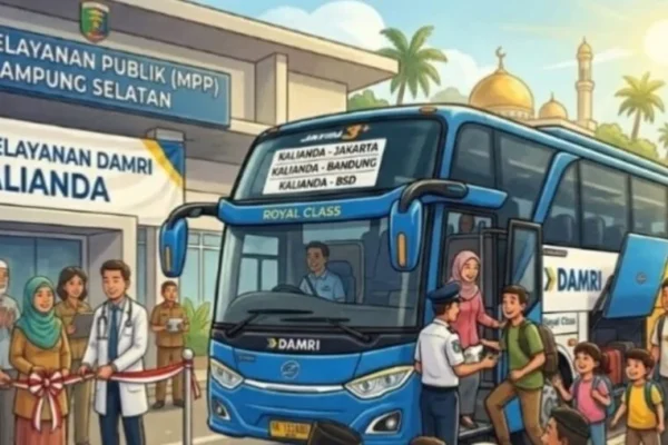 Pemkab Lampung Selatan Hadirkan Kembali DAMRI di Kalianda, Rute Langsung ke Jakarta-Bandung-BSD
