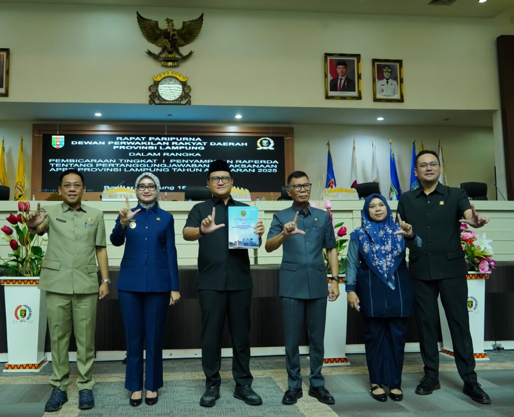 Pemprov Lampung Ajukan Raperda Pertanggungjawaban APBD 2025, Raih Opini WTP Ke-12 Berturut-turut