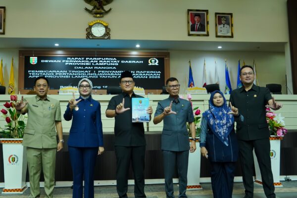 Pemprov Lampung Ajukan Raperda Pertanggungjawaban APBD 2025, Raih Opini WTP Ke-12 Berturut-turut
