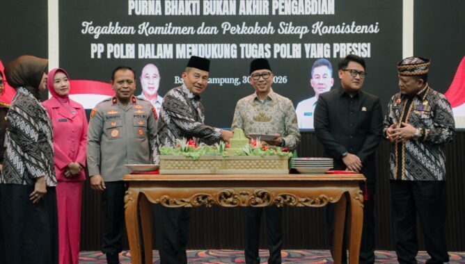 Gubernur Mirza Ajak PP Polri Perkuat Sinergi Wujudkan Lampung Maju Menuju Indonesia Emas