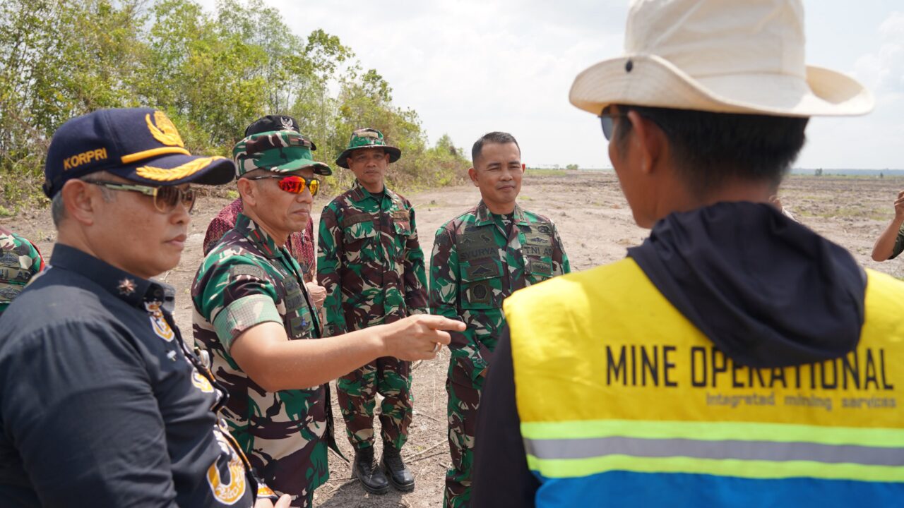 Danrem 043/Gatam Tinjau Program Cetak Sawah Rakyat di Tulang Bawang, Percepat Ketahanan Pangan Nasional