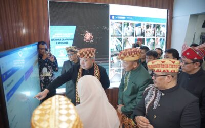 Kadis Kominfo Bandar Lampung Kenalkan Program Seribu Wajah kepada Sekjen Kemendagri di Expo 2026