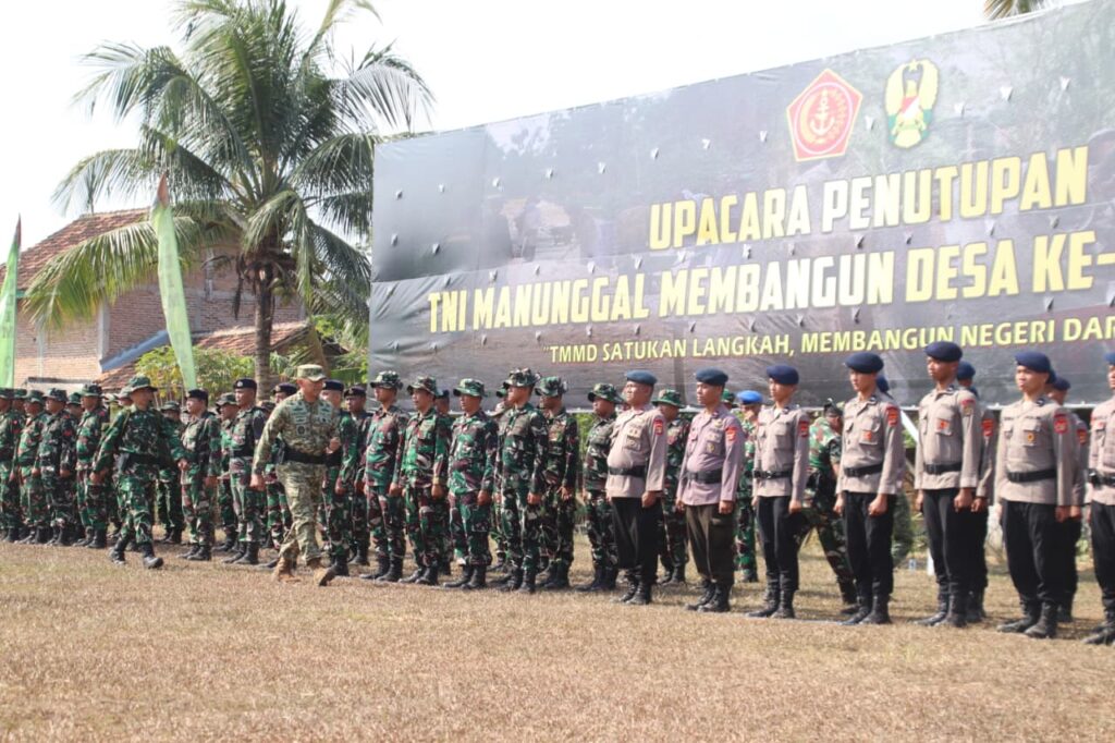 TMMD ke-129 Lampung Utara Rampung, Semua Sasaran Tuntas