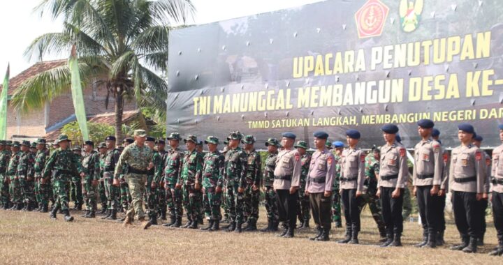 TMMD ke-129 Lampung Utara Rampung, Semua Sasaran Tuntas