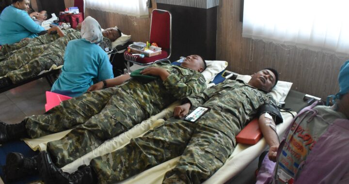 Setetes Darah, Sejuta Harapan! Korem 043/Gatam Gelar Aksi Kemanusiaan