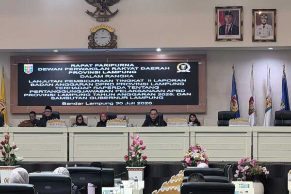 DPRD Lampung Setujui Raperda Pertanggungjawaban APBD 2025, Beri Sejumlah Rekomendasi Perbaikan